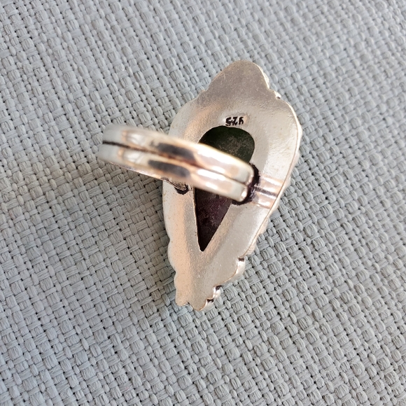 New Ruby in Zoisite 925 Silver Ring. - Picture 9 of 9